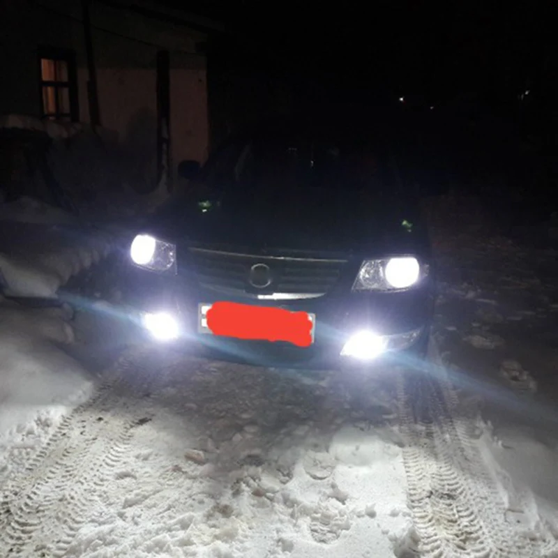 2x автомобиль H8 H11 светодиодный противотуманный фонарь Габаритные огни лампы DRL