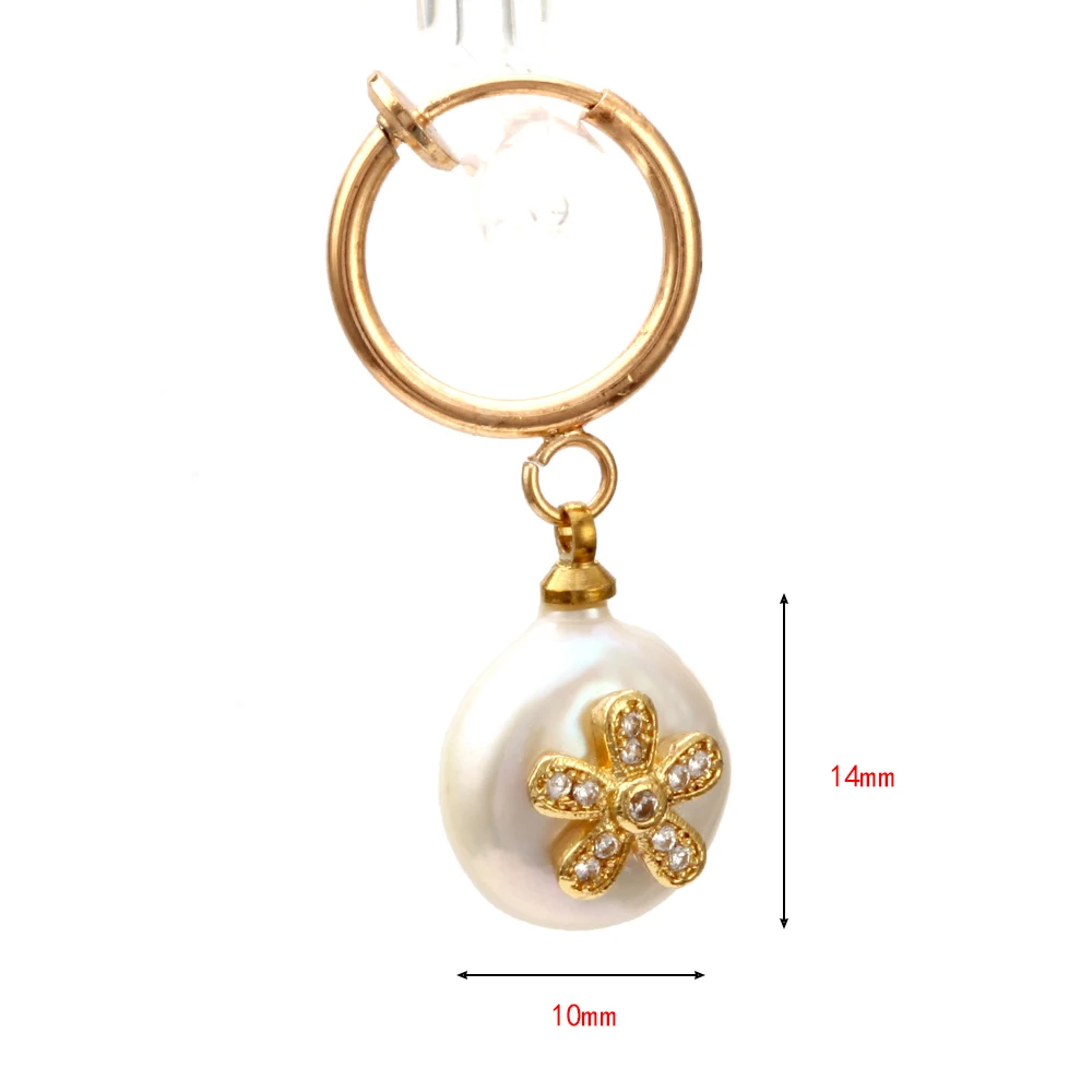 Женские жемчужные серьги Lucky Eye висячие в форме красных губ с цветком и микро