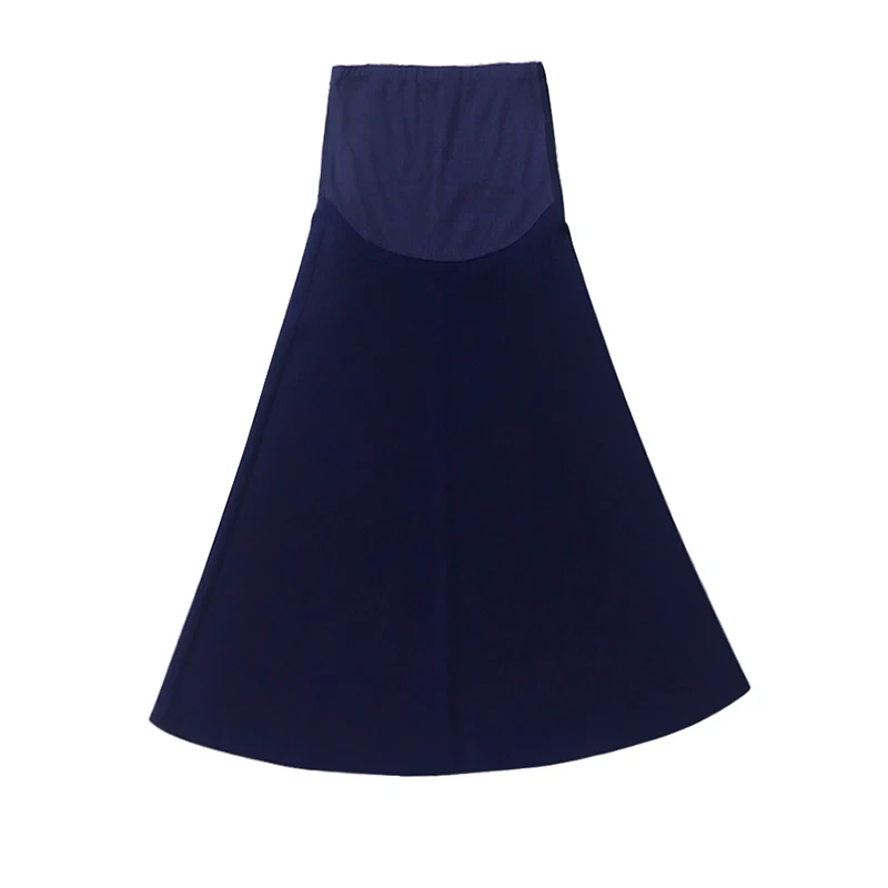 Высококачественная модная юбка для беременных с высокой талией эластичная