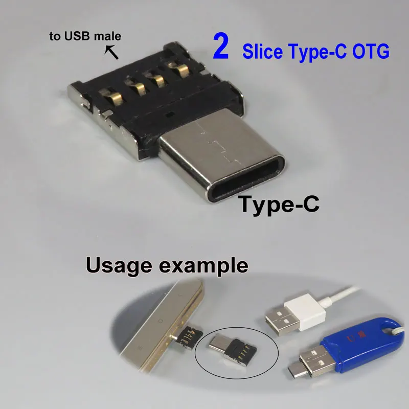 Адаптер pctontype C USB OTG К переходнику micro Type A Мама папа Телефонный кабель для флеш