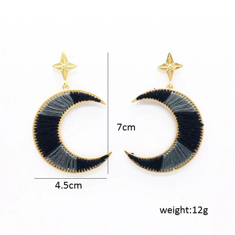 Разноцветные этнические серьги ручной работы coco & willow для женщин богемные