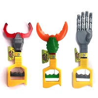creative crab robot claw hand grabber kids entainment toy party favors gift hand wrist strengthen diy robot grab toy kid action