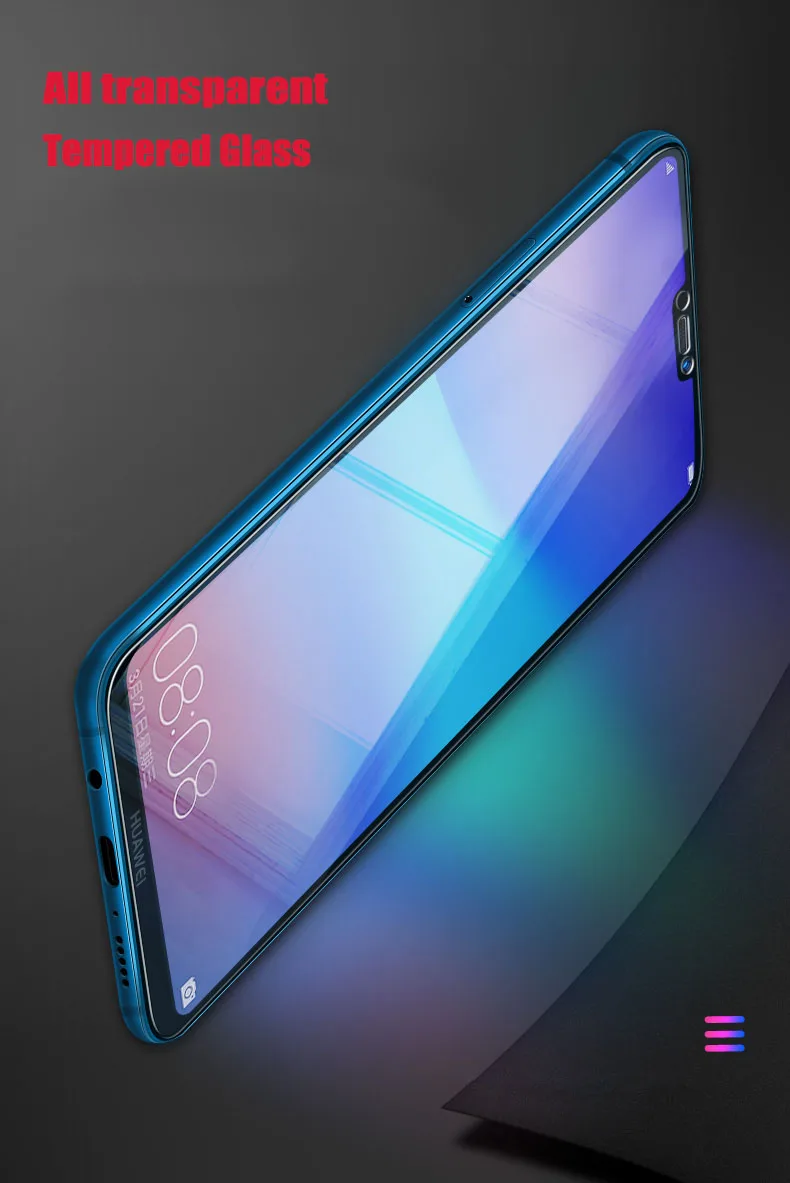 2 шт закаленное стекло для huawei Nova 3 3i защита экрана 9H 2.5D анти Blu-Ray закаленное стекло для huawei NOVA 3 3i стеклянная пленка