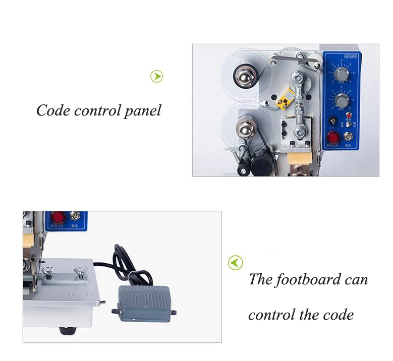 HP-241B Semi-automatic Electric Hot Stamp Ribbon Code Printer Coder Color Printing Machine Heat ribbon | Инструменты