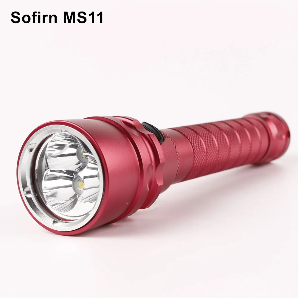 Sofirn MS11 мощный светодиодный фонарь для подводного плавания 18650 Cree 1500lm фонарик с