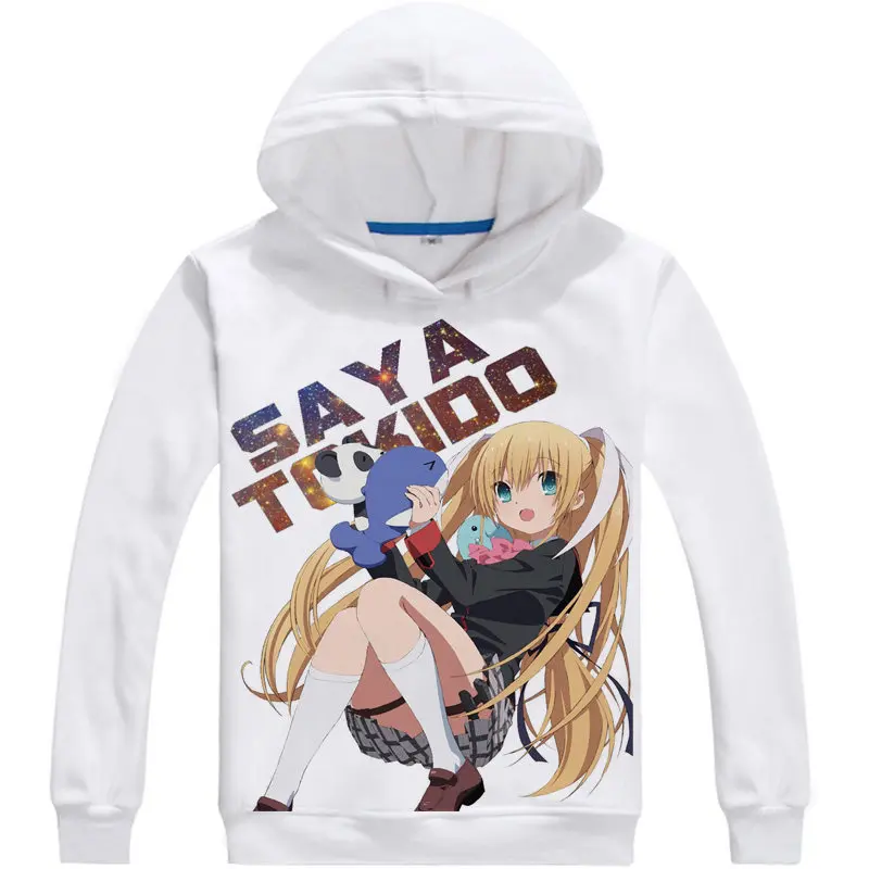 Белая толстовка с капюшоном для косплея аниме натмэ Рин милые толстовки японские
