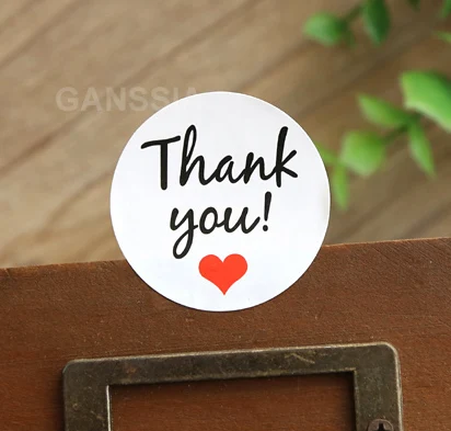 100 шт./лот Новинка Спасибо Печать наклеек подарочная печать стикеры для домашнего хлебобулочные изделия