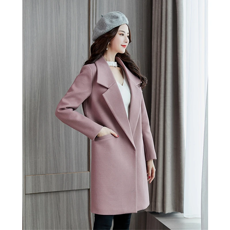 Осенне зимние женские сапоги Сапоги с красной Шерстяное пальто женщин длинные