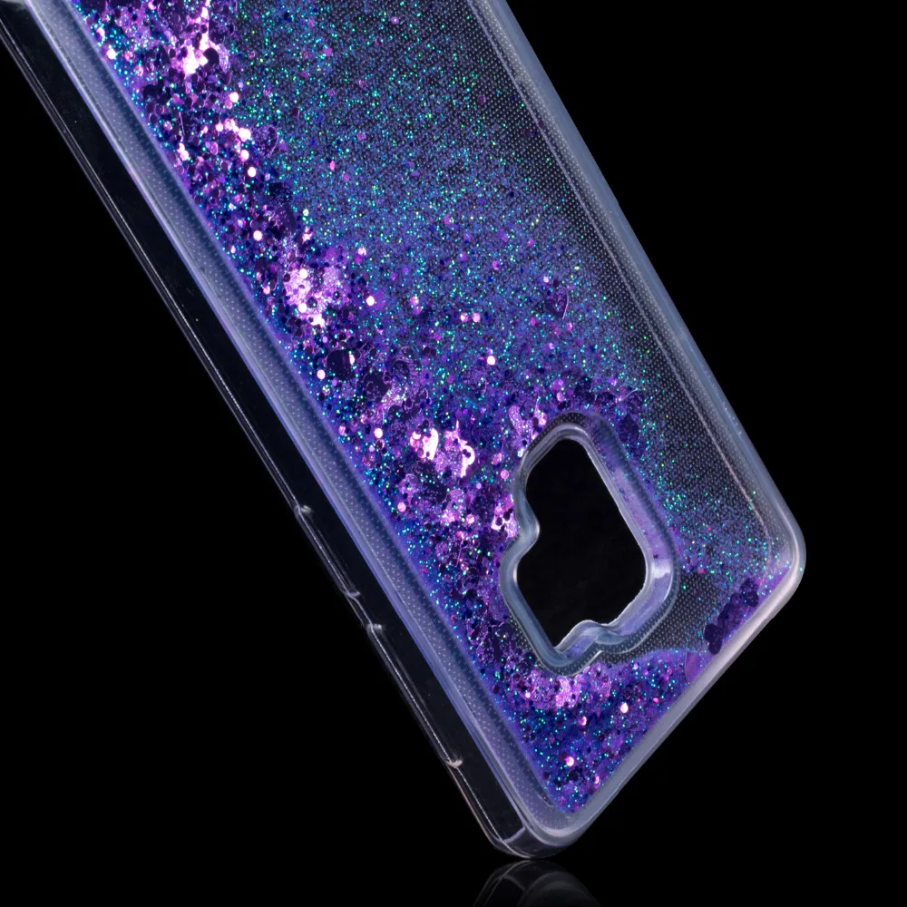 Чехол с жидким блеском для samsung Galaxy S9 S8 S7 S6 S5 Edge Plus Dynamic Quicksand Star Love Силиконовый ТПУ