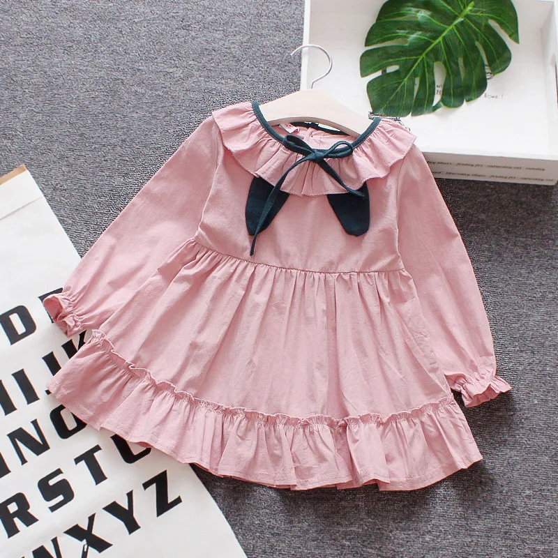 BibiCola/осеннее платье для девочек модные повседневные комбинезоны наряды одежда