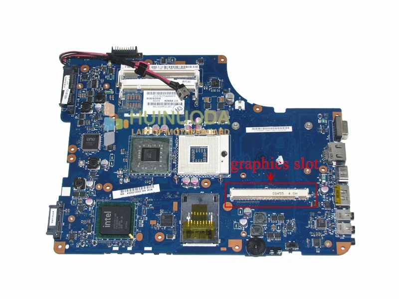 Материнская плата K000010002 для Toshiba Satellite A500 L500 L505 материнская ноутбука PM45 DDR2 с