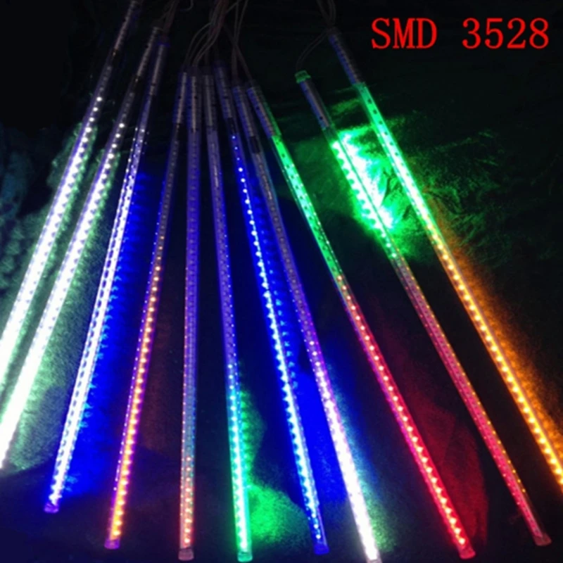 Новый 50 см SMD 3528 LED Метеоритный снег дождь труба душ Рождество свет трубы