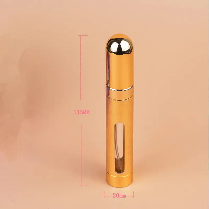 Пустые косметические емкости для образцов 60 шт. 12 мл Золотое стекло распылитель