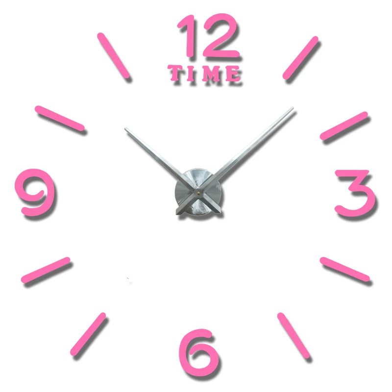 Светящиеся Настенные часы большие люминесцентные часы Horloge 3D DIY акриловые зеркальные наклейки кварцевые Duvar Saat Klock современный mute reloj