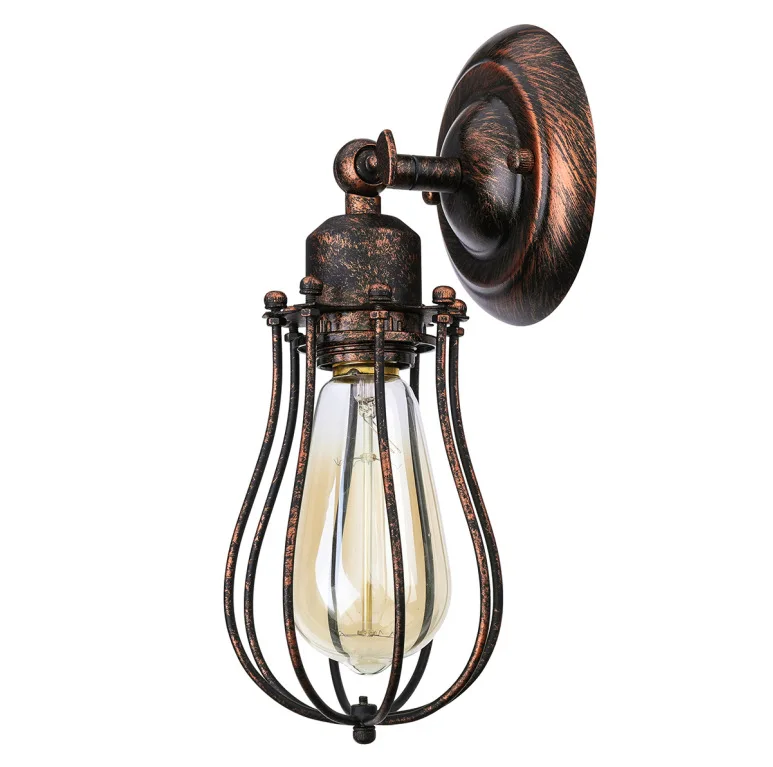 

Loft Industrial Lights Wall Lamp Vintage Retro LED Wall Light Fixtures Iron Wandlamp Beside Bar Cafe Arandela Stair Aplik Lamba