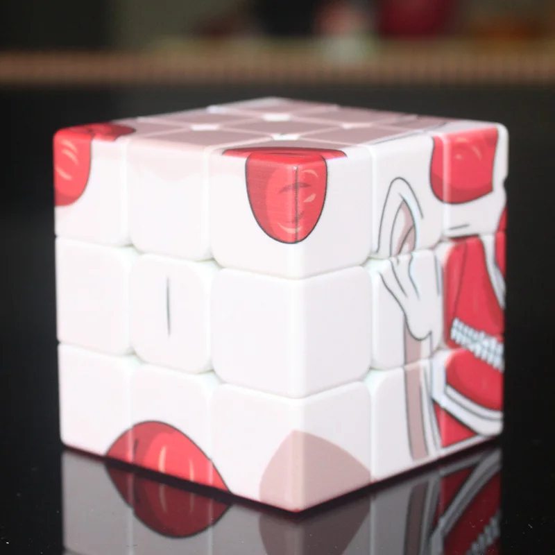 Пользовательские кубики с УФ принтом 3x3x3 магический куб 5 7 см 3*3*3 Stickerless Cubo Magico