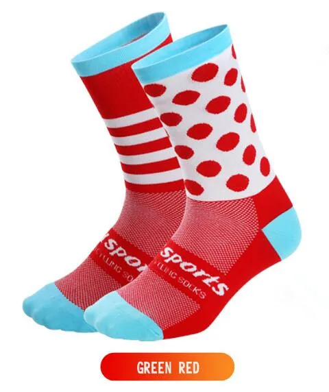 DH SPORTS Socks cycling Socks four seasons long compression tube bicycle ladies men Crossfit sock