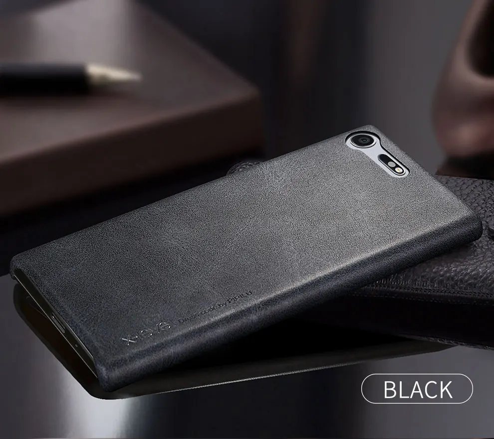Роскошный Винтажный чехол из искусственной кожи чехол для sony Xperia XZ1 компактный чехол XZ1 задняя крышка чехол для sony XZ1 XZ Премиум Ретро чехол s coque