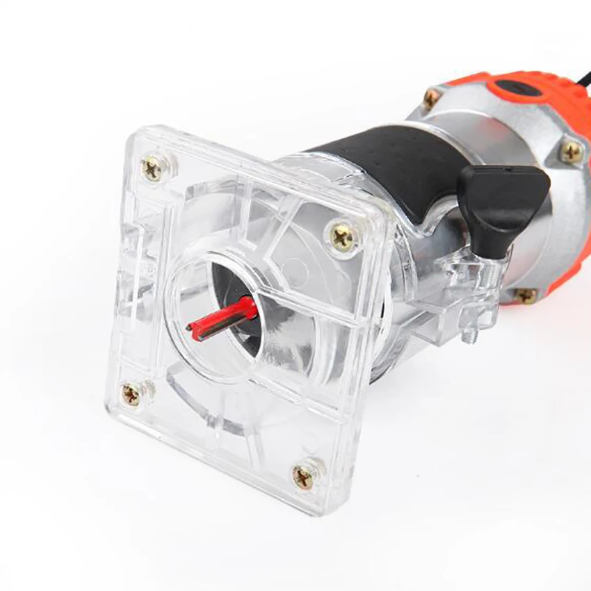 

30000rpm 680W Wood Router Trimmer 6.35mm Copper Motor Electric Woodworking Hand Trimmer Engraving Machine Wood DIY Power Tool