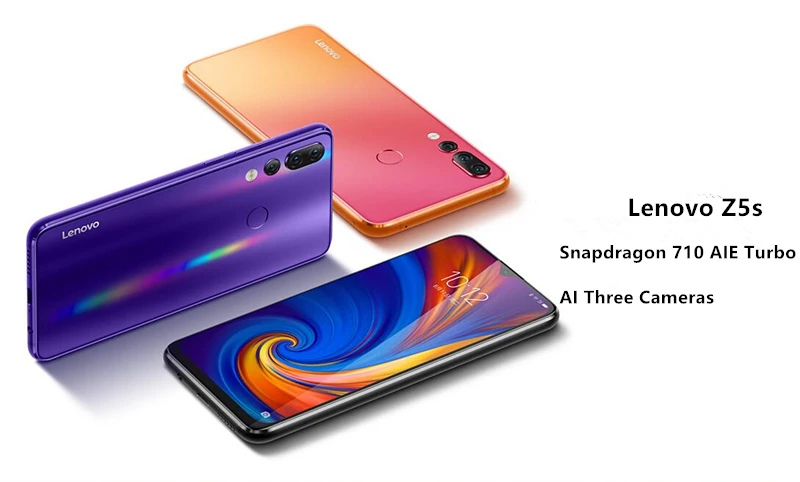 Мобильный телефон lenovo Z5S L78071 с глобальной ПЗУ, Восьмиядерный AI thripple Camera Snapdragon 710 ZUI 10,0 4G LTE 6," FHD+ 2340x1080