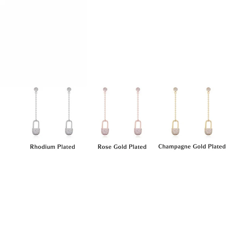 Анка 2020 роскошные ювелирные изделия из чистого дрель Падение длинные серьги для