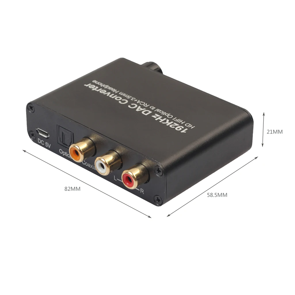 AAAE цифро аналоговый преобразователь адаптер Поддержка 5.1CH Dolby DTS AC3 до 2.0CH DAC