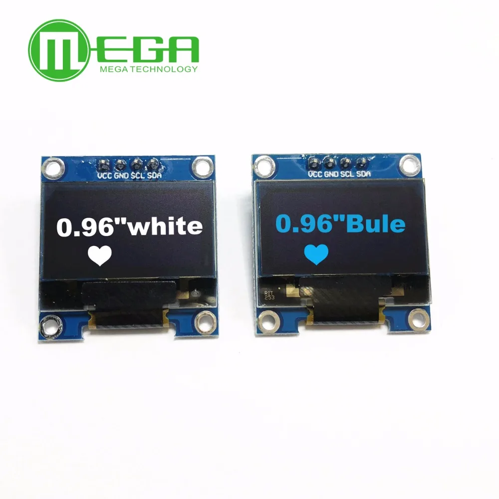 5 шт. Diy 4pin 0,9" Белый 0,96 дюймов O светодиодный модуль 128X64 O светодиодный ЖК-дисплей светодиодный Дисплей модуль для Arduino 0,96" IIC I2C общаться