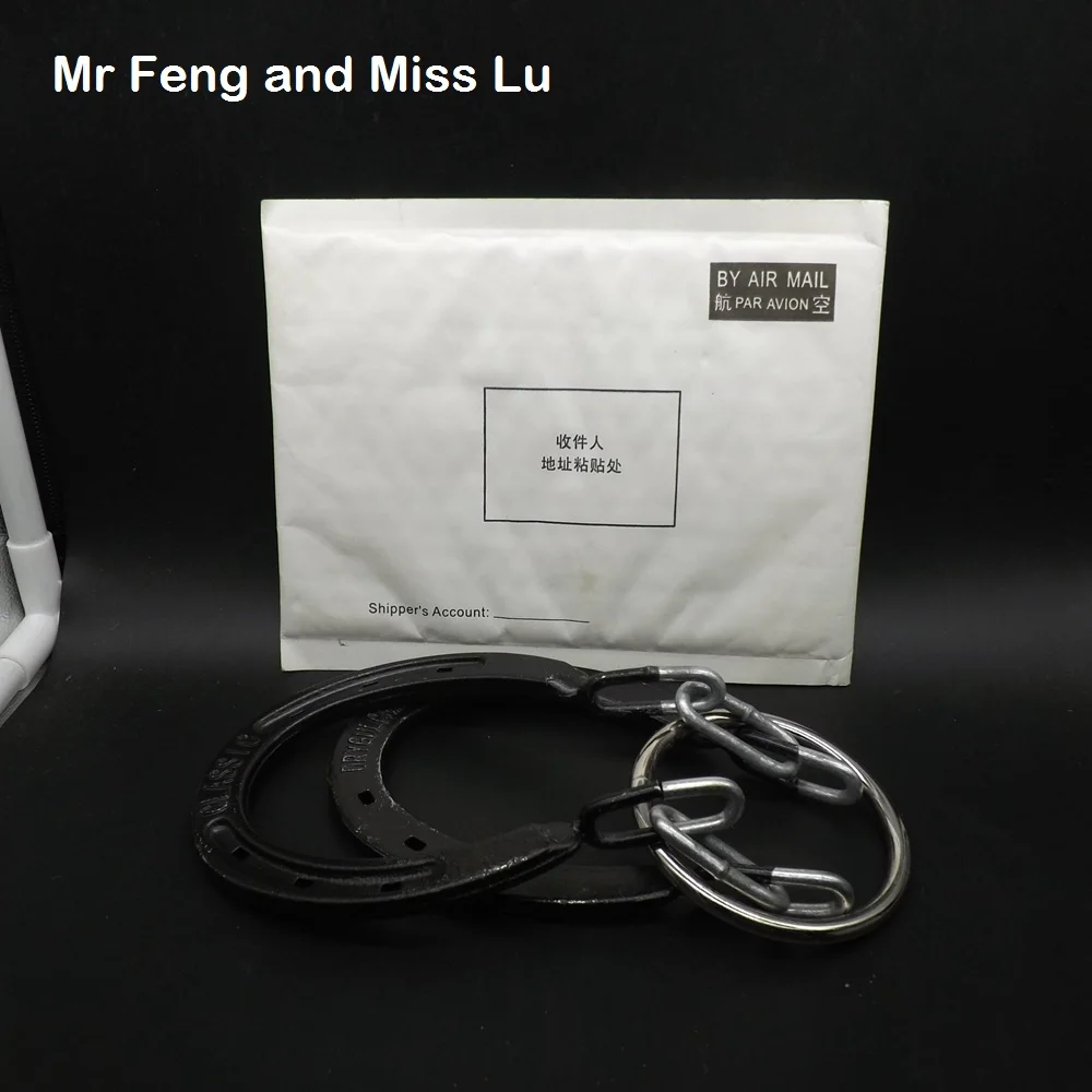 Очень большая металлическая проволока головоломка кольцо модель подковы игра