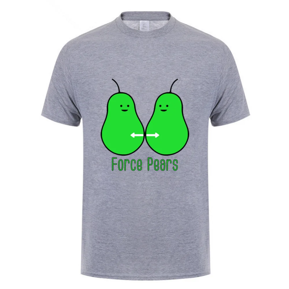 Мужская хлопковая футболка Force Pears голубая брендовая с короткими рукавами лето