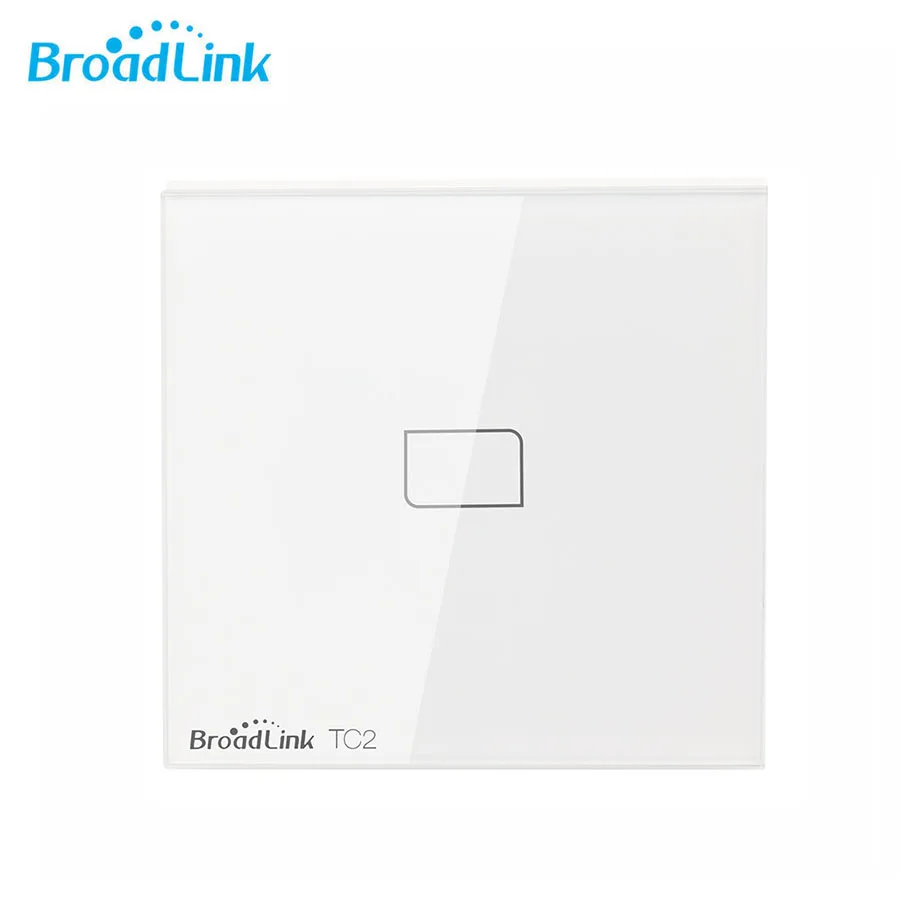 2021 беспроводной настенный сенсорный выключатель Broadlink TC2 1/2/3Gang UK Standard RF433