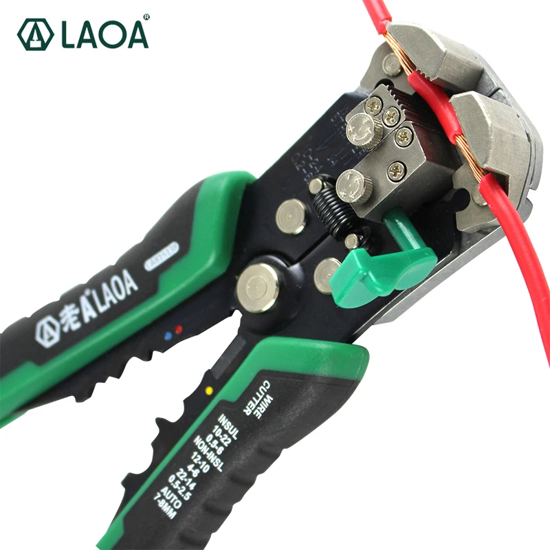 

LAOA Automatic Wire Stripper Tools Professional Electrical Cable stripping Tools For Electrician Crimpping Made in Taiwan