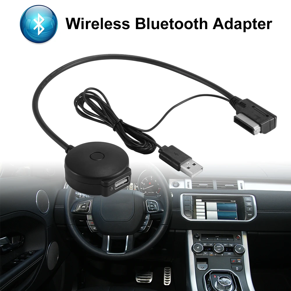 Bluetooth модуль AUX приемник кабель с USB зарядным устройством для V.W Audi A4 A5 A6 Q5 Q7 Before 2009