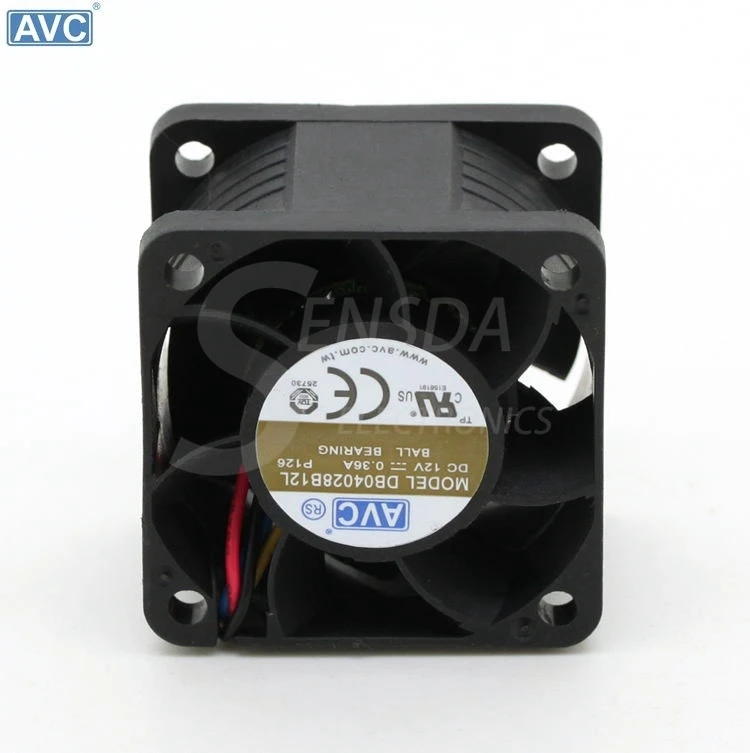 

For AVC DB04028B12L -FAR DC 12V 0.36A 40mm case Server cpu computer cooling fans cooler radiator 40x40x28mm