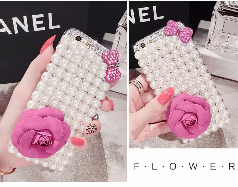 Роскошный чехол для Iphone 12 11 Pro Max X XS MAX XR 6 7 8 Plus (с жемчугом)|cover for iphone|case coverfor iphone |