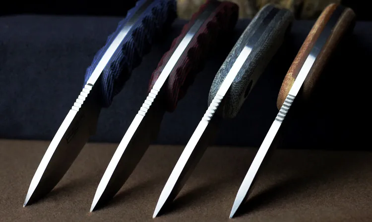2017 Top Quality New Toothpick Fish Knife 440C 59HRC Steel Camping Survival Outdoor Tools Small Straight EDC Tool | Инструменты