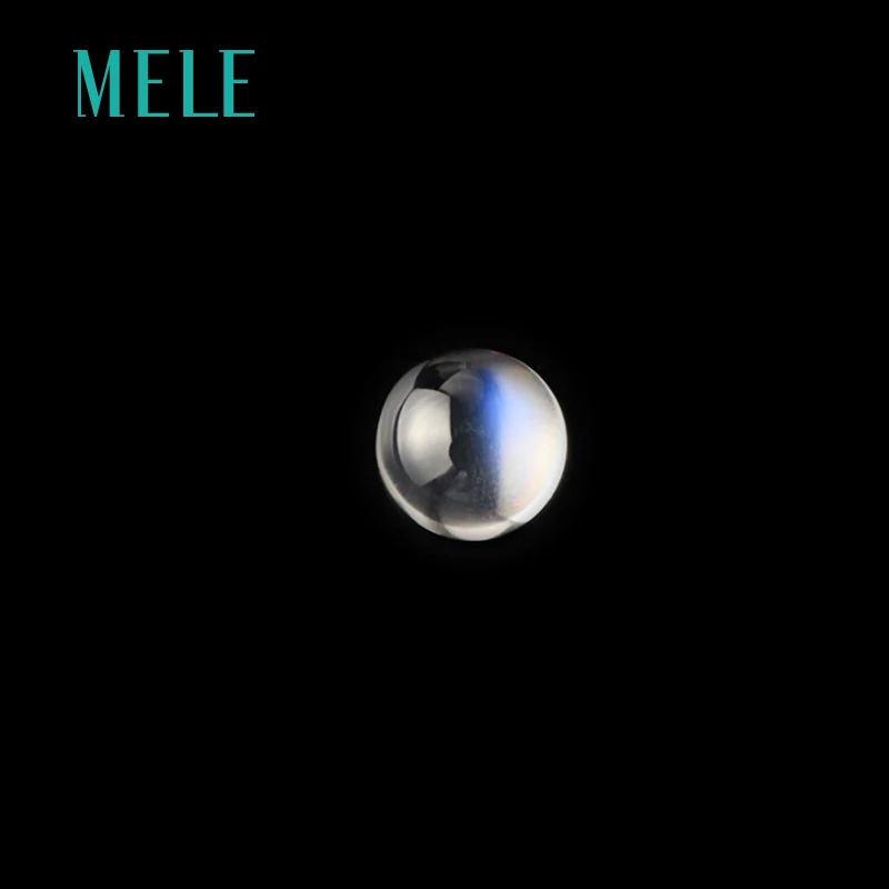 Натуральный лунный камень синего цвета 6 мм круглая огранка для изготовления