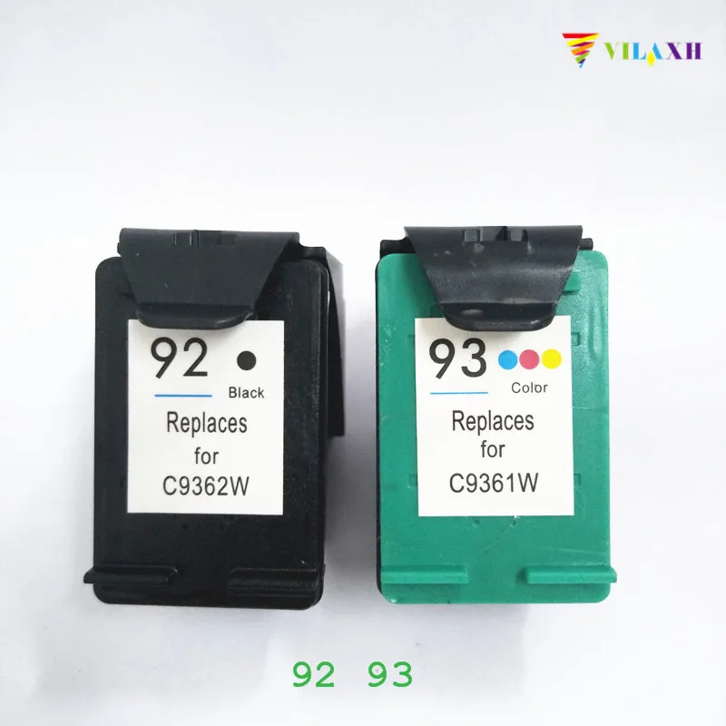 Совместимый сменный чернильный картридж vilaxh 92 93 для принтера HP Photosmart C3180 C3100 Deskjet