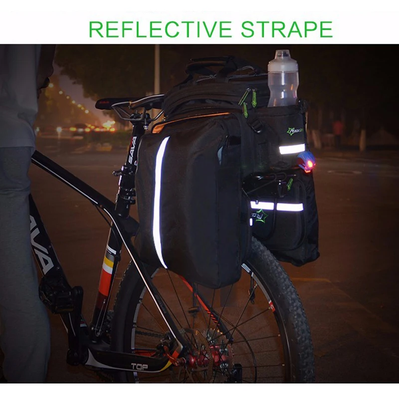 ROCKBROS велосипедная сумка для сиденья задний рюкзак багажник MTB большой объем