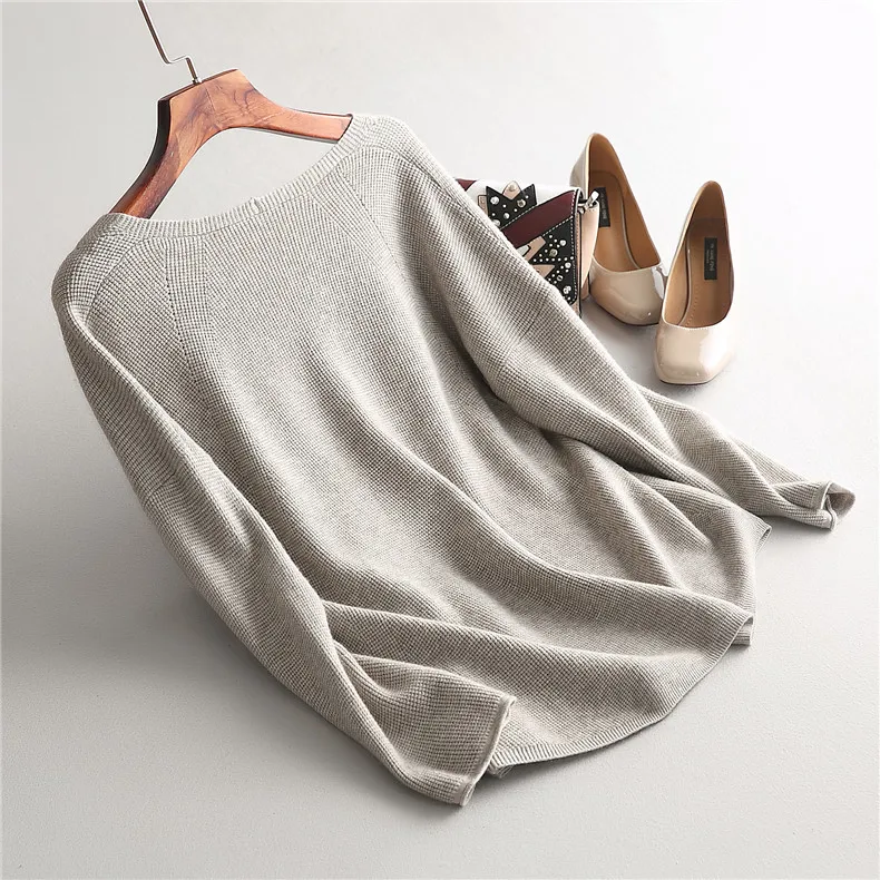 Autumn Women Sweater V-Neck Women White Sweater Pull Femme Women Pullovers Kintted Winter Basic Sweater Women Pull Femme