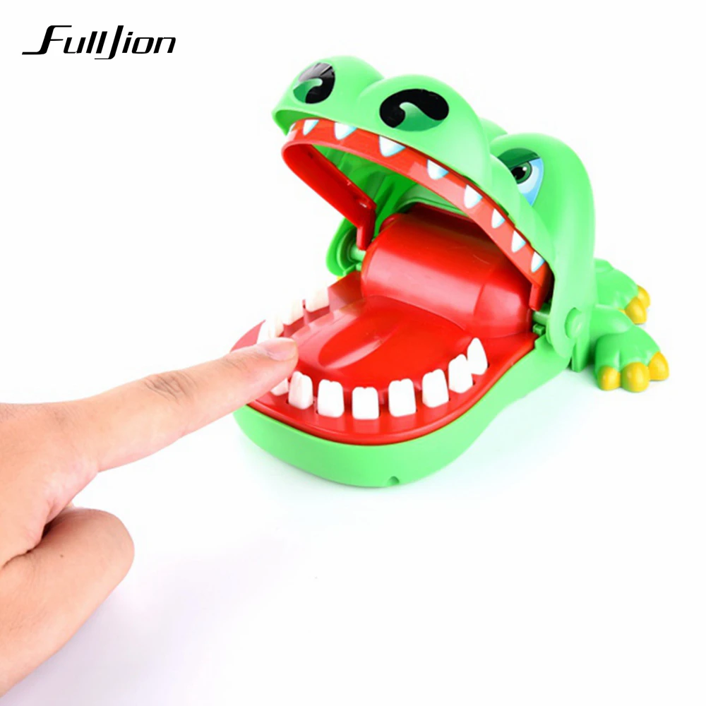 Fulljion крокодил зубы Забавные игрушки Развлечения lizun Аллигатор Рот стоматолог