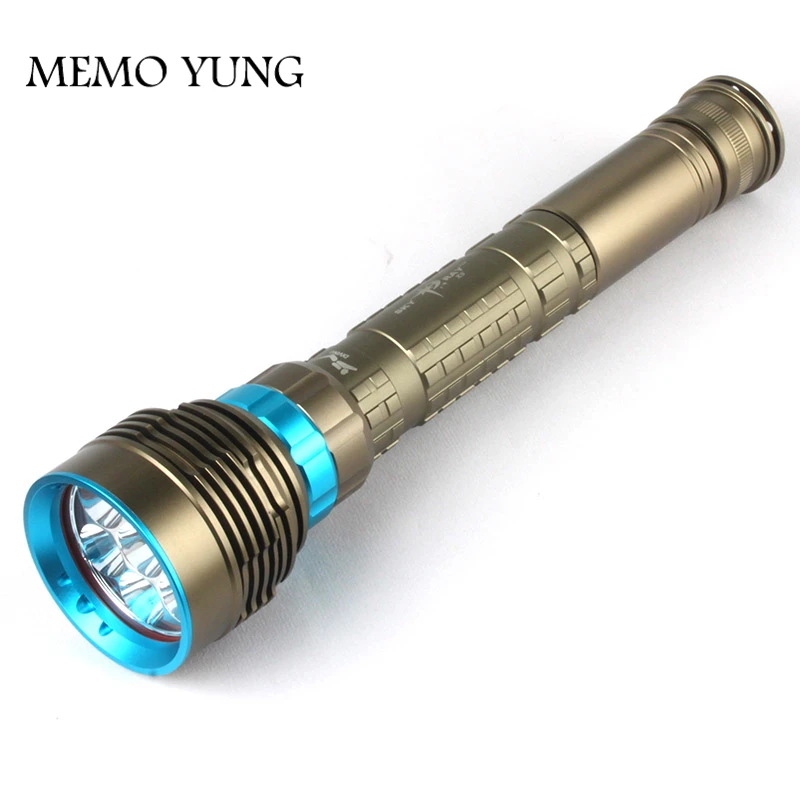 2016 Новый светодиодный фонарик для дайвинга 7x CREE XM L2 U2 14000 люмен Водонепроницаемый