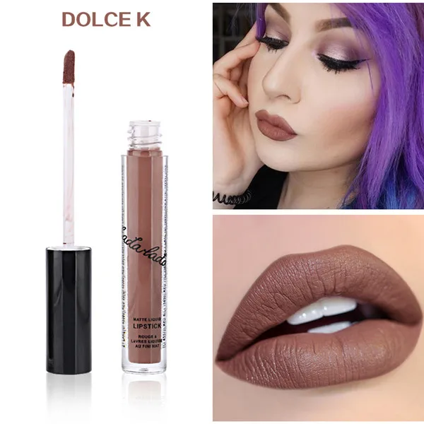 3 DOLCE K KADALADO Матовая жидкая губная помада, водостойкая косметика, губная краска, матовая губная помада, стойкий блеск для губ, тинт для губ, набор для макияжа - Цвет: 3 DOLCE K