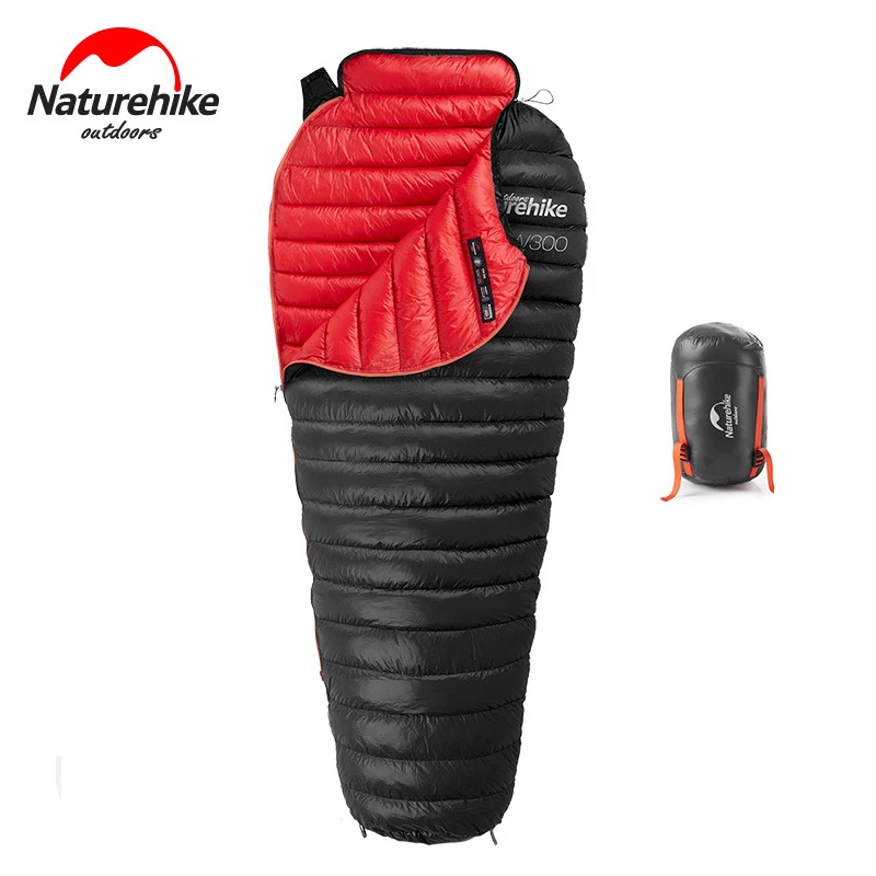 Naturehike 630 г гусиный пух для взрослых спальный мешок CW300 Зимний Открытый