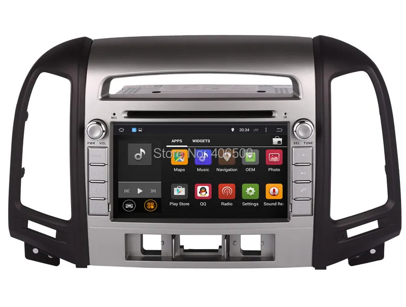 Автомобильный DVD плеер на Android 9 0 для Hyundai Santa Fe 2006 2012 с gps навигация радио стерео BT USB