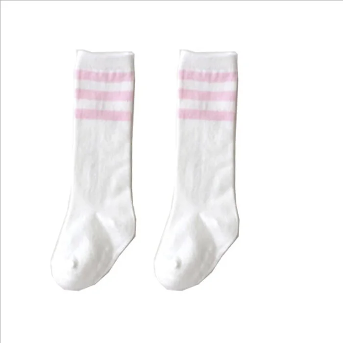 Осенние носки для новорожденных мальчиков Хлопковые гольфы в черно-белую