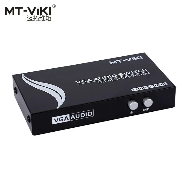 MT VIKI Maituo 15 2AV VGA видео и аудио переключатель 2 вход 1 выход 15HDF с автоматическим