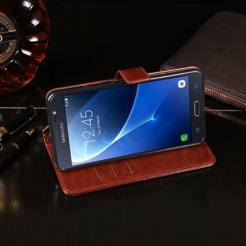 Itgoogo для samsung Galaxy J5 2016 чехол Высокое качество искусственная кожа флип Бумажник