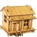 yellow Горячие DIY Дом 3D головоломка игрушки деревянные игрушки для взрослых детей интеллектуальные игрушки Дом Модель Строительный набор дропшиппинг игушки& xs - Цвет: yellow