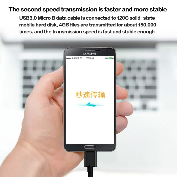 Кабель USB 3 0 Type-A Micro B для синхронизации данных шнур внешнего жесткого диска HDD Samsung