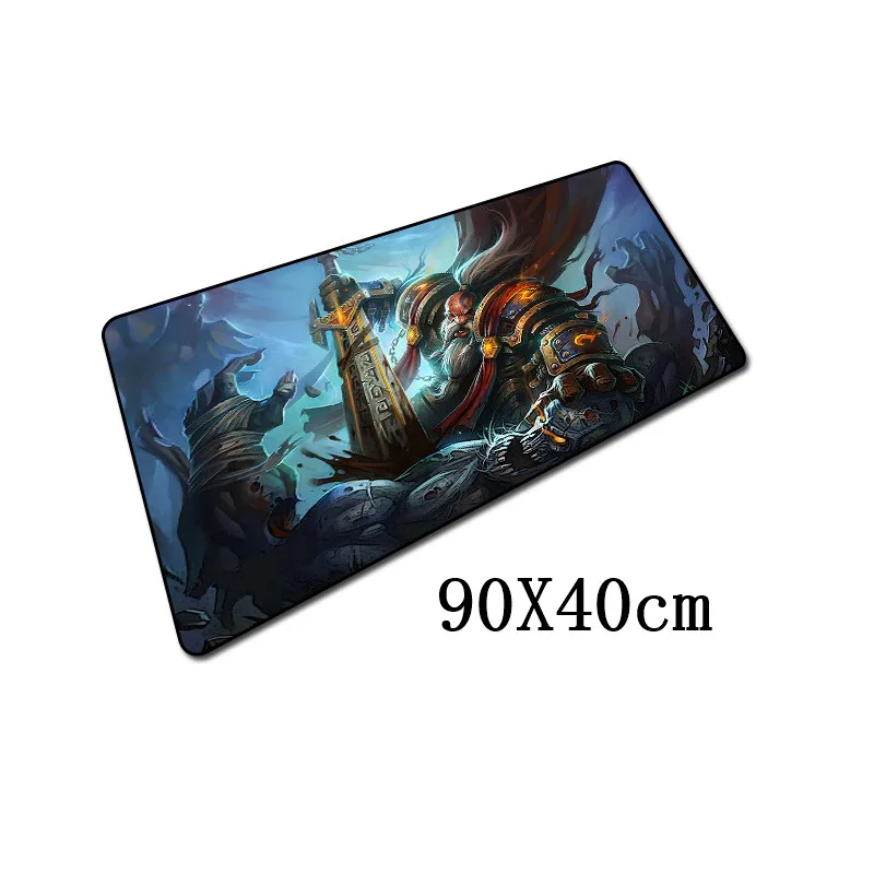 FFFAS 90x40 см World of Warcraft коврик для мыши XL Большой Противоскользящий большой стол подушка коврик для мыши игровая геймерская мышь клавиатура настольные коврики - Цвет: Model F